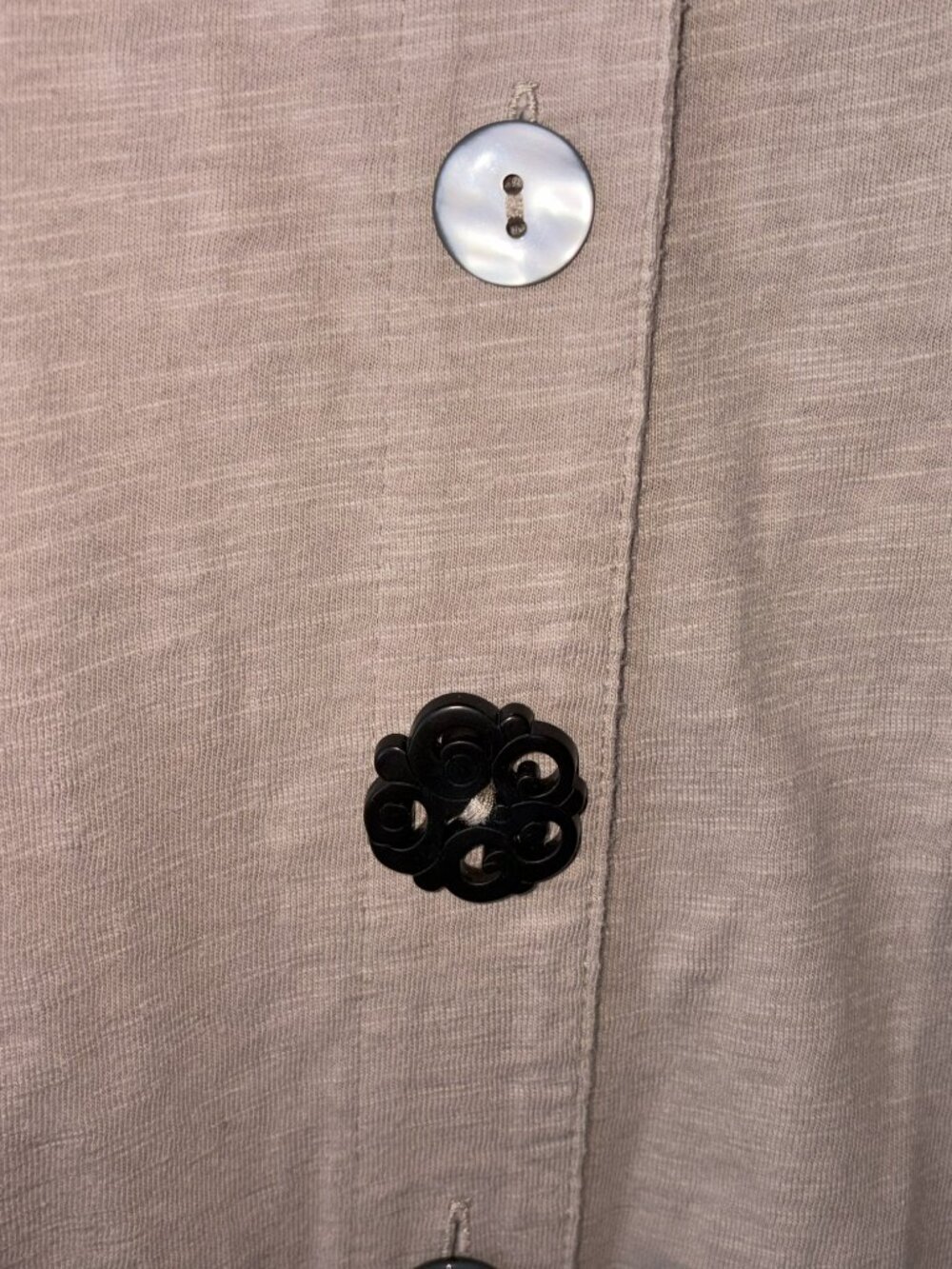 Soft Surroundings Tunic Top 2X Danielle Button 3/4 Sleeve - Picture 5 of 7